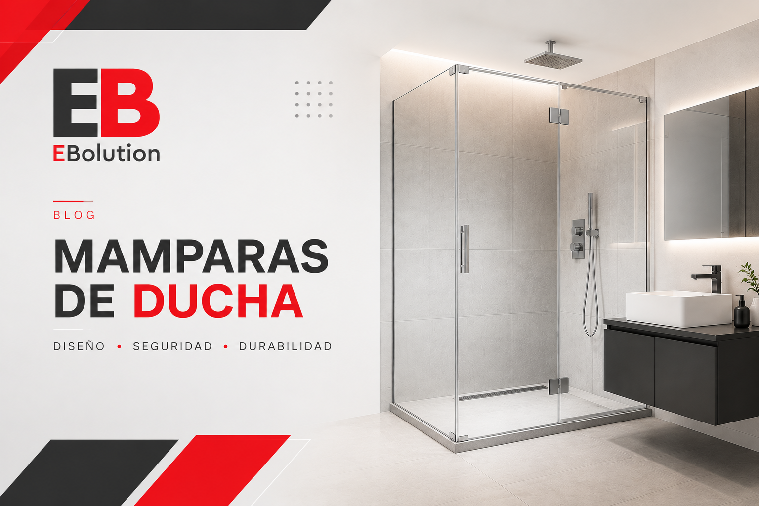 Mamparas de ducha modernas y elegantes