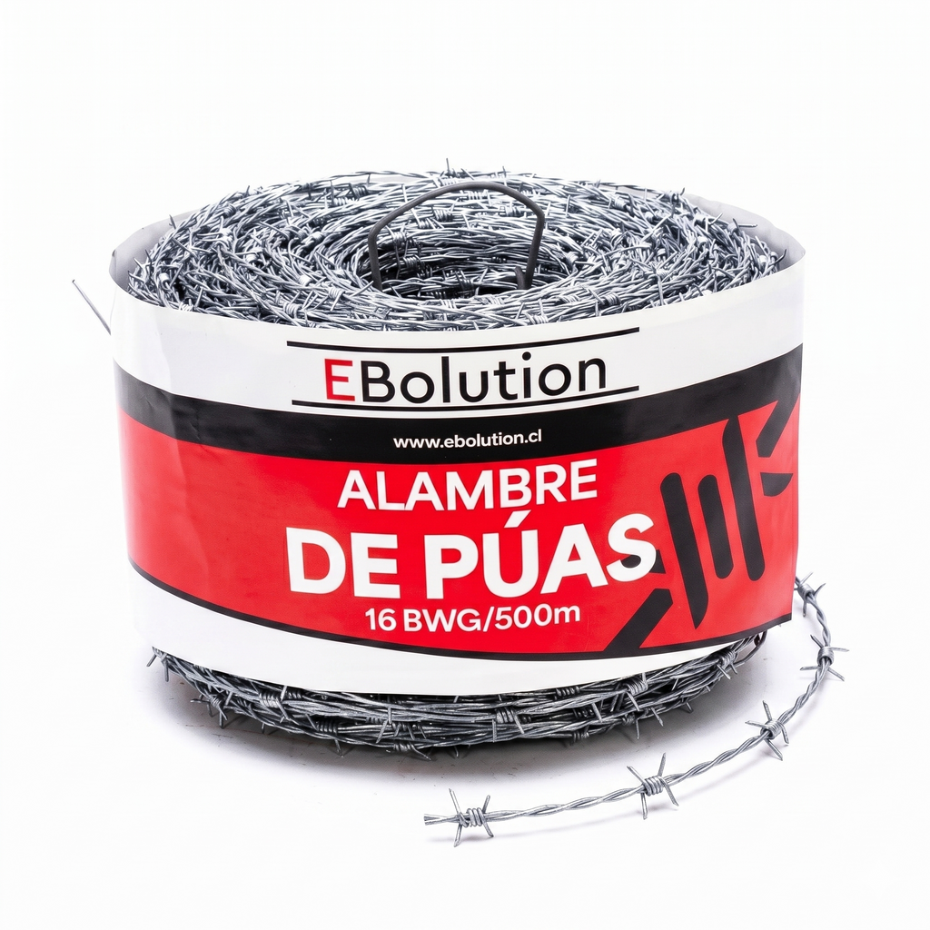 Alambre de Púas 16 BWG 500m Ebolution