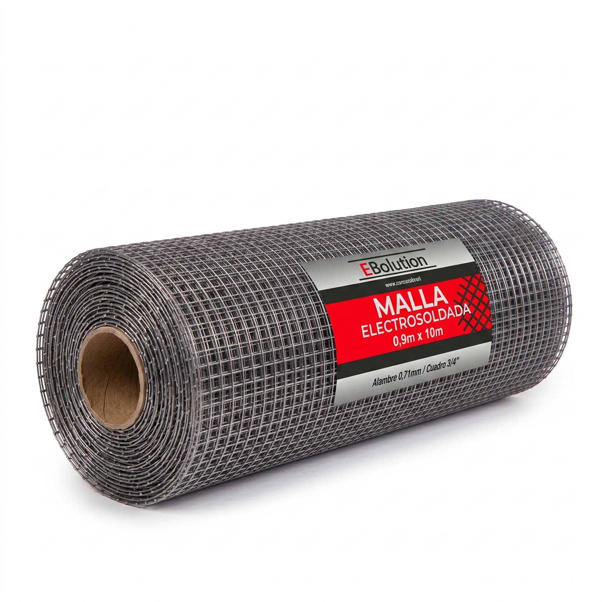 Malla Electrosoldada 0,9mx10m(A0,71mm/C3/4") Ebolution
