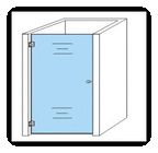 Mampara Abatible 1200x1850 8mm EBolution