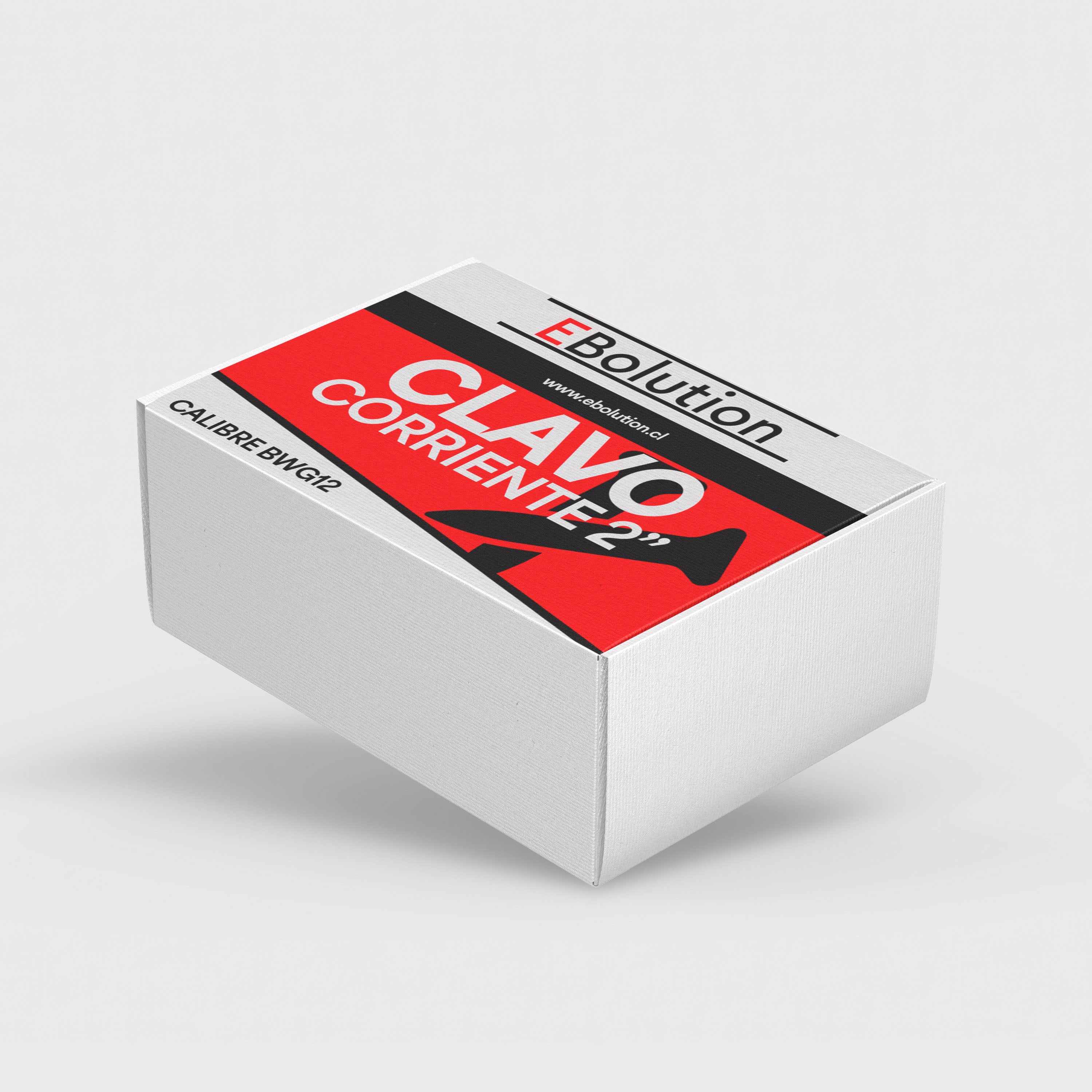 Clavo Corriente 2" BWG12 25 Kilos Bolsa 1 KG Ebolution