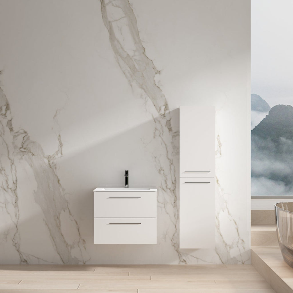 Mueble de Baño 2 Cajones Blancos Ebolution